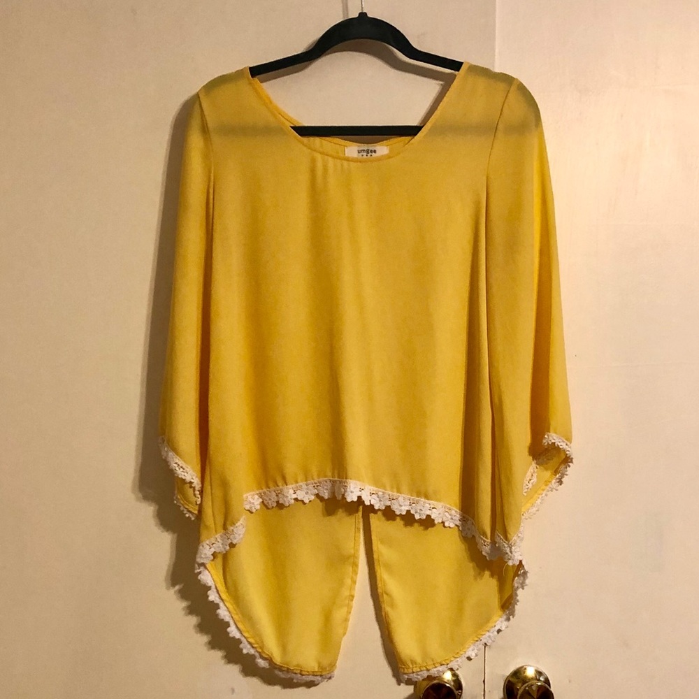 Canary yellow shirt